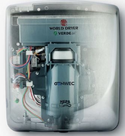 Uscator de maini VERDEdri World Dryer inox